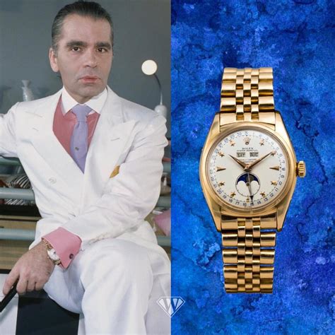 rolex karl lagerfeld|Karl Lagerfeld and his Yet.